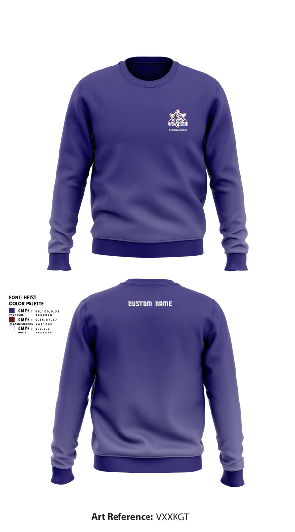 Crew Neck Sweatshirt, SYRACUSE ACADEMY, Men's Soccer, Teamtime, Team time, sublimation, custom sports apparel, team uniforms, spirit wear, spiritwear, sports uniforms, custom shirts, team store, custom team store, fundraiser sports, apparel fundraiser