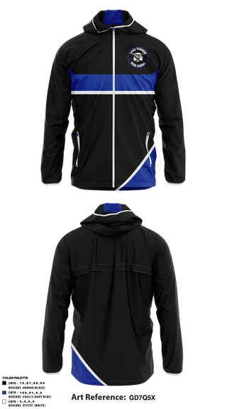 Windbreaker, Lake Norman High School, Spirit Store, Teamtime, Team time, sublimation, custom sports apparel, team uniforms, spirit wear, spiritwear, sports uniforms, custom shirts, team store, custom team store, fundraiser sports, apparel fundraiser