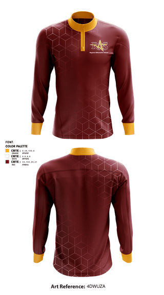 Quarter Zip Jacket, Regional Alop School, Spirit Store, Teamtime, Team time, sublimation, custom sports apparel, team uniforms, spirit wear, spiritwear, sports uniforms, custom shirts, team store, custom team store, fundraiser sports, apparel fundraiser