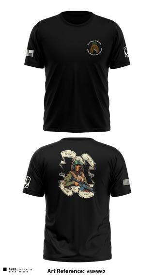 Short Sleeve Performance Shirt, Bravo Battery, 4th Battalion, 3rd Air Defense Artillery Regiment, Army, Teamtime, Team time, sublimation, custom sports apparel, team uniforms, spirit wear, spiritwear, sports uniforms, custom shirts, team store, custom team store, fundraiser sports, apparel fundraiser