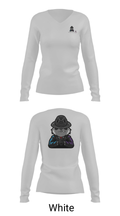 Young Meech 97111750 Women's Long Sleeve V-neck Shirt - 6