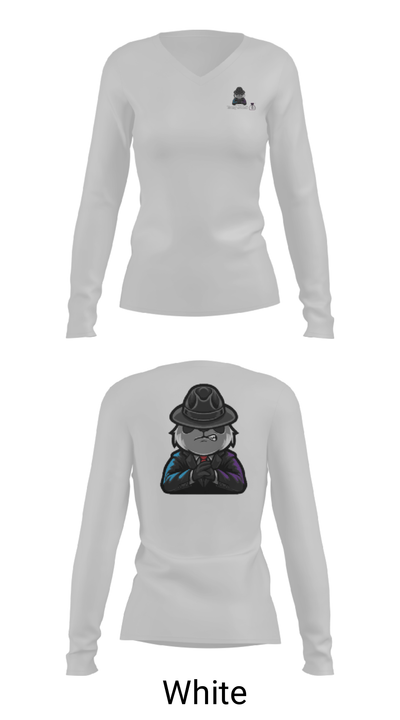 Young Meech 97111750 Women's Long Sleeve V-neck Shirt - 6