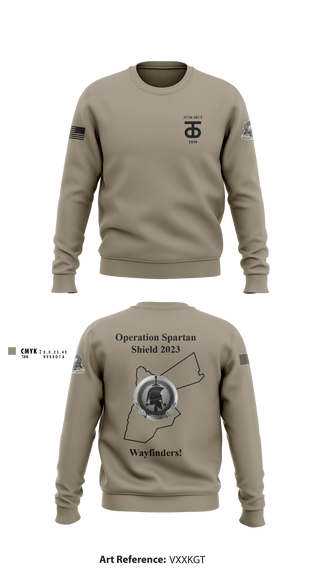 Crew Neck Sweatshirt, , Army, Teamtime, Team time, sublimation, custom sports apparel, team uniforms, spirit wear, spiritwear, sports uniforms, custom shirts, team store, custom team store, fundraiser sports, apparel fundraiser