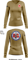 164th EN BN 3856732 Women's Long Sleeve V-neck Shirt - 3