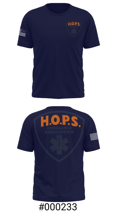 HOPS EMS 88989109 Short Sleeve Performance Shirt - 31