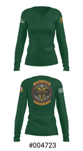Towson Composite Squadron 17976164 Women's Long Sleeve V-neck Shirt - 37