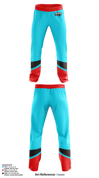 BarDown Hockey 64679982 Sweatpants - 1