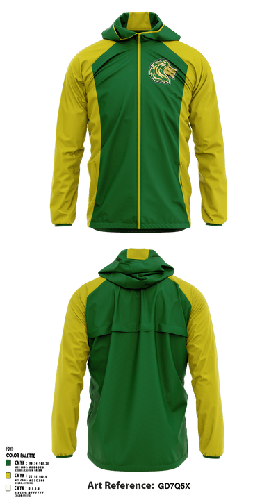 Denton Calvary Academy 61911508 Windbreaker - 1