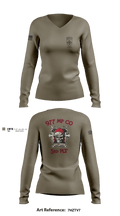 3/977 MP CO PL 28887124 Women's Long Sleeve V-neck Shirt - 1