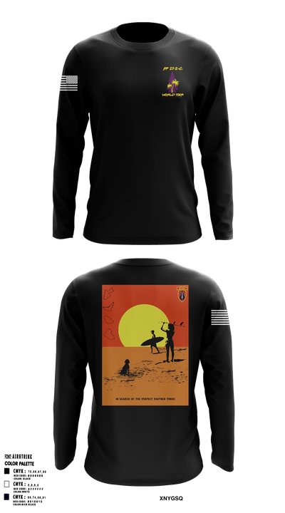 HHC, 2ND BN, 3RD SFAB 35059132 Long Sleeve Performance Shirt - 51