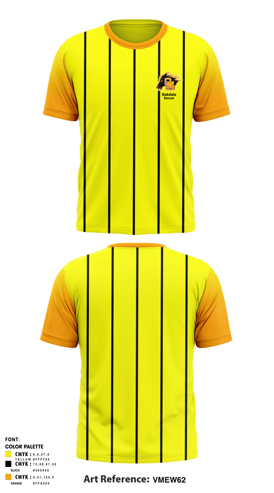 Oakdale High School Soccer 60816155 Short Sleeve Performance Shirt - 1