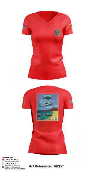 Women's Short Sleeve Vneck Shirt, , Army, Teamtime, Team time, sublimation, custom sports apparel, team uniforms, spirit wear, spiritwear, sports uniforms, custom shirts, team store, custom team store, fundraiser sports, apparel fundraiser