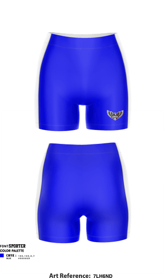 Women's Compression Shorts, Eisenhower High School Volleyball, Women's Volleyball, Teamtime, Team time, sublimation, custom sports apparel, team uniforms, spirit wear, spiritwear, sports uniforms, custom shirts, team store, custom team store, fundraiser sports, apparel fundraiser