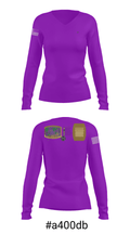 743 LNA B NAV DIV 51617991 Women's Long Sleeve V-neck Shirt - 7