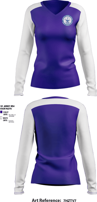 Women's Long Sleeve Vneck Shirt, Mesrobian High School, Spirit Store, Teamtime, Team time, sublimation, custom sports apparel, team uniforms, spirit wear, spiritwear, sports uniforms, custom shirts, team store, custom team store, fundraiser sports, apparel fundraiser
