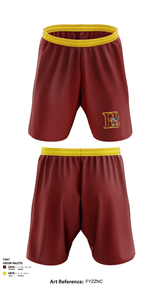 Athletic Shorts With Pockets, Hillsborough High School Gymnastics, Spirit Store, Teamtime, Team time, sublimation, custom sports apparel, team uniforms, spirit wear, spiritwear, sports uniforms, custom shirts, team store, custom team store, fundraiser sports, apparel fundraiser