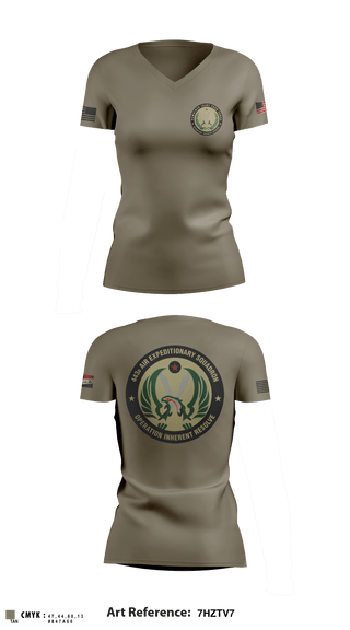 Women's Short Sleeve Vneck Shirt, 443 AES, Air Force, Teamtime, Team time, sublimation, custom sports apparel, team uniforms, spirit wear, spiritwear, sports uniforms, custom shirts, team store, custom team store, fundraiser sports, apparel fundraiser