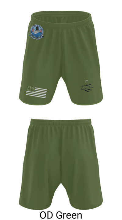 USS GEORGE WASHINGTON INFORMATION TECHNICIANS 62071140 Athletic Shorts With Pockets - 28