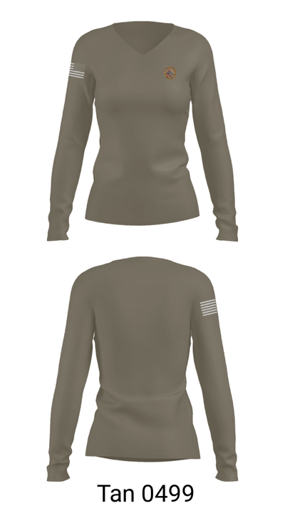 N.O.S.T.R.A 71233618 Women's Long Sleeve V-neck Shirt - 41