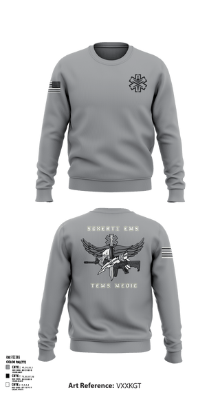 Crew Neck Sweatshirt, Schertz SWAT, Fire Department, Teamtime, Team time, sublimation, custom sports apparel, team uniforms, spirit wear, spiritwear, sports uniforms, custom shirts, team store, custom team store, fundraiser sports, apparel fundraiser