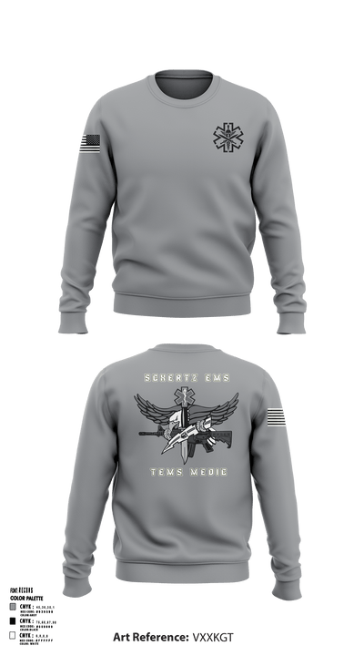 Schertz SWAT 48439829 Crew Neck Sweatshirt - 4