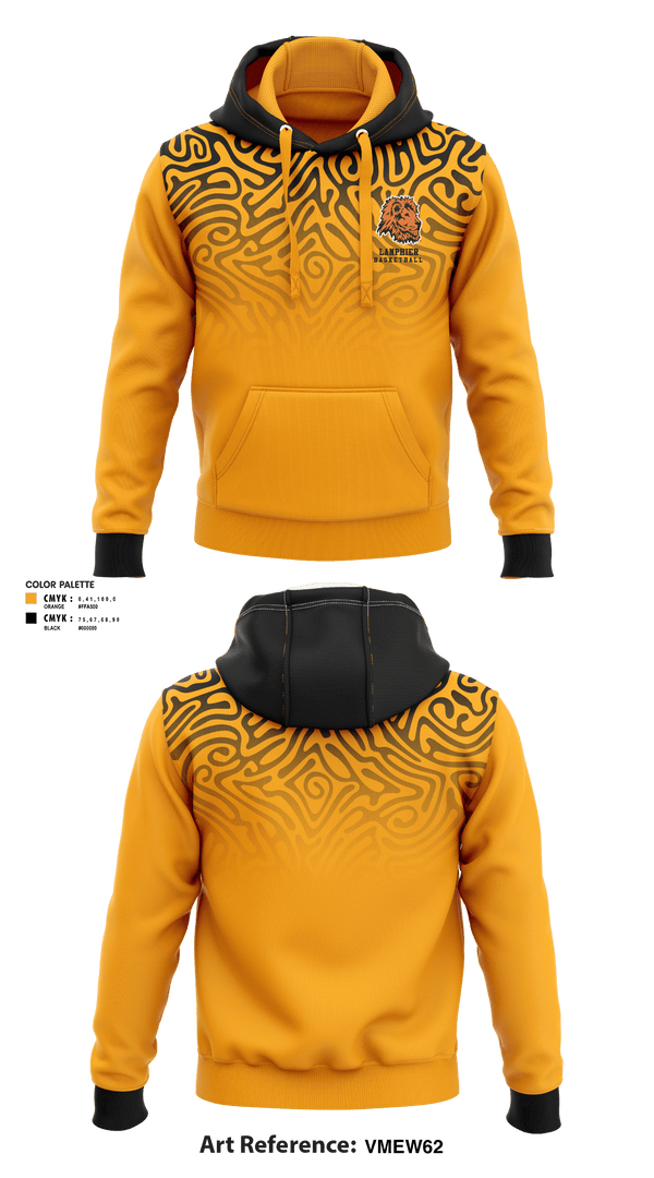 Hoodie, Lanphier High School Basketball, Men's Basketball, Teamtime, Team time, sublimation, custom sports apparel, team uniforms, spirit wear, spiritwear, sports uniforms, custom shirts, team store, custom team store, fundraiser sports, apparel fundraiser