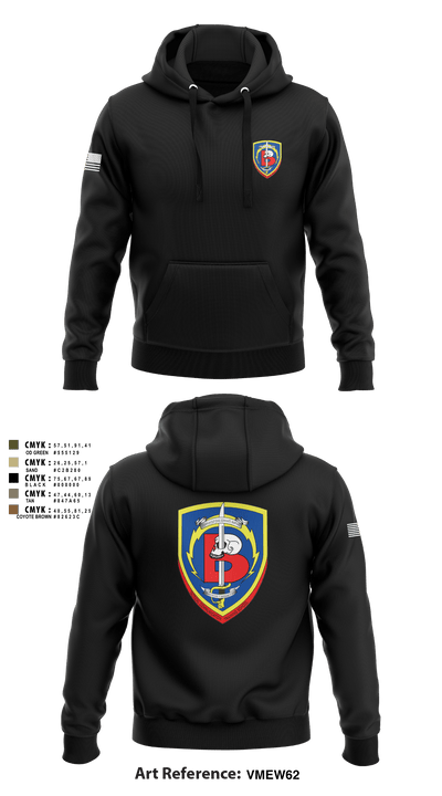 Bravo Squad 34987155 Hoodie - 1