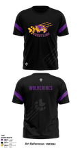 Bayfield High School Wolverine Wrestling 12563636 Short Sleeve Rash Guard Shirt - 3