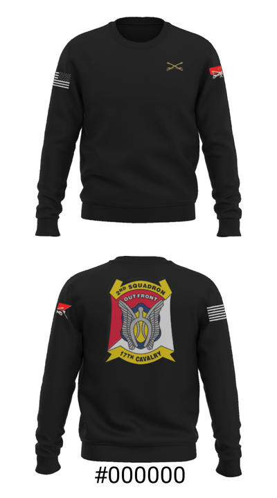Alpha Troop 2-17 71338427 Crew Neck Sweatshirt - 7