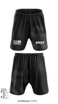 BEST (bail enforcement street team) fugitive apprehension and security 72082923 Athletic Shorts With Pockets - 2