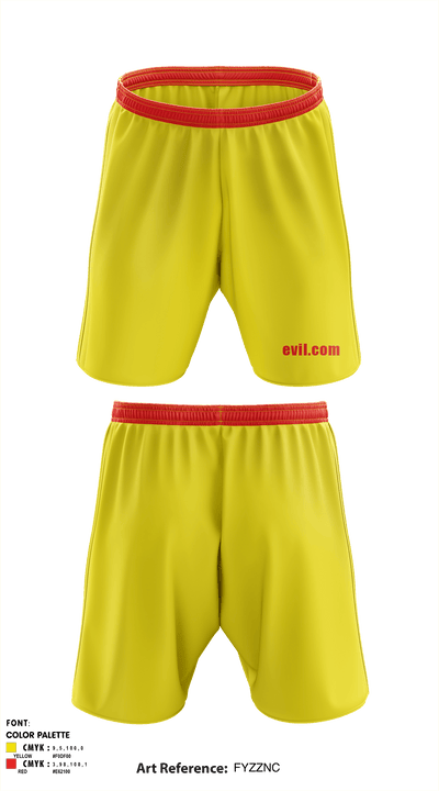 evil.com 26369469 Athletic Shorts With Pockets - 1