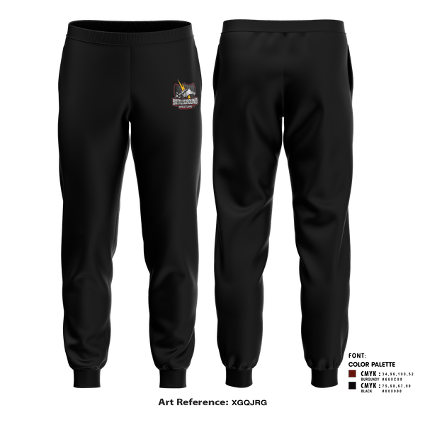 Joggers, BATTLEGROUND WRESTLING, Wrestling, Teamtime, Team time, sublimation, custom sports apparel, team uniforms, spirit wear, spiritwear, sports uniforms, custom shirts, team store, custom team store, fundraiser sports, apparel fundraiser