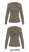 Detachment 1, Charlie Company 2/238th AVN 78887623 Women's Long Sleeve V-neck Shirt - 40