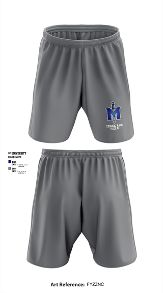 Athletic Shorts With Pockets, iMater Knights, Track & Field, Teamtime, Team time, sublimation, custom sports apparel, team uniforms, spirit wear, spiritwear, sports uniforms, custom shirts, team store, custom team store, fundraiser sports, apparel fundraiser