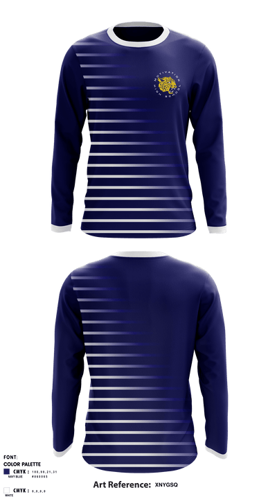 Motivation High School 34121560 Long Sleeve Performance Shirt - 1