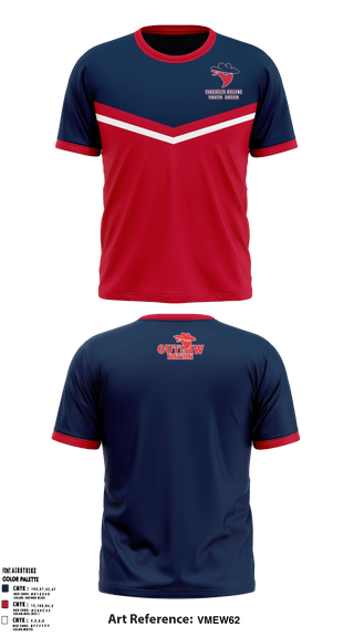 Short Sleeve Performance Shirt, Saugerties Outlaws, Football, Teamtime, Team time, sublimation, custom sports apparel, team uniforms, spirit wear, spiritwear, sports uniforms, custom shirts, team store, custom team store, fundraiser sports, apparel fundraiser