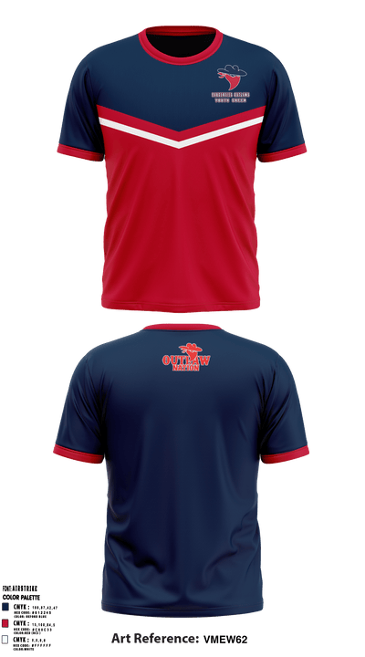 Saugerties Outlaws 20780337 Short Sleeve Performance Shirt - 6