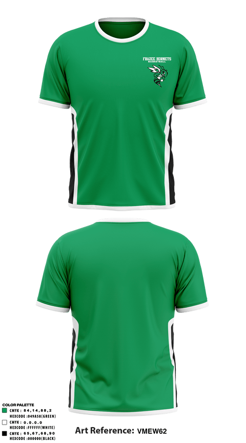 Short Sleeve Performance Shirt, Frazee Hornets, Men's Basketball, Teamtime, Team time, sublimation, custom sports apparel, team uniforms, spirit wear, spiritwear, sports uniforms, custom shirts, team store, custom team store, fundraiser sports, apparel fundraiser