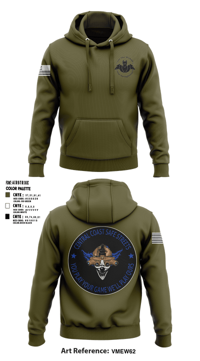 Central Coast Safe Streets Task Force 34616845 Hoodie - 1