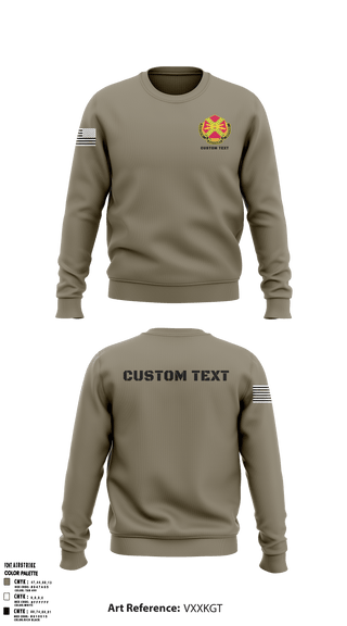 Crew Neck Sweatshirt, , Army, Teamtime, Team time, sublimation, custom sports apparel, team uniforms, spirit wear, spiritwear, sports uniforms, custom shirts, team store, custom team store, fundraiser sports, apparel fundraiser