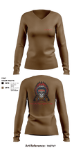 A CO 309th MI BN 82109621 Women's Long Sleeve V-neck Shirt - 5