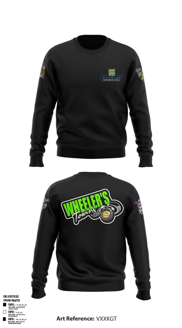 Crew Neck Sweatshirt, Wheeler EnterprisesWheeler Enterprises, , Teamtime, Team time, sublimation, custom sports apparel, team uniforms, spirit wear, spiritwear, sports uniforms, custom shirts, team store, custom team store, fundraiser sports, apparel fundraiser