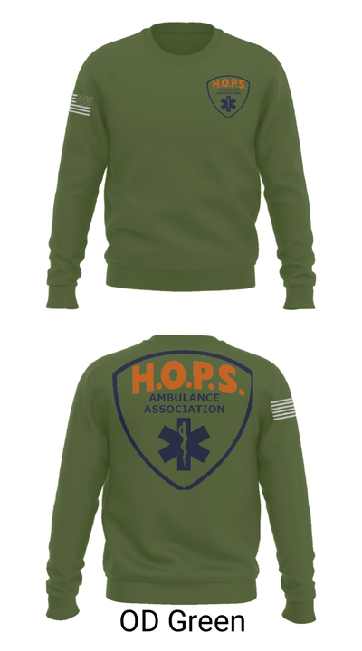 HOPS EMS 88989109 Crew Neck Sweatshirt - 10