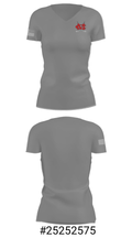 Madison County High School Golf 21880606 Women's Short Sleeve V-neck Shirt - 22