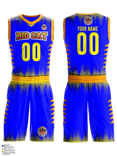 Big Cat Basketball 69173144 Basketball Uniform - 2