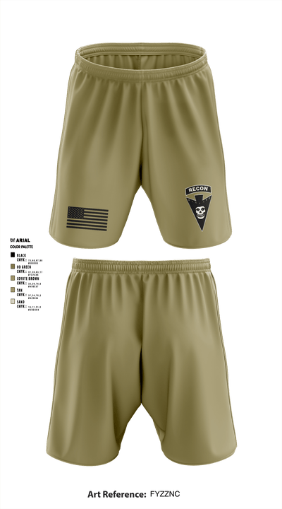 3/278 Armored Calvary Regiment 57774458 Athletic Shorts With Pockets - 4