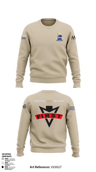 Crew Neck Sweatshirt, , Army, Teamtime, Team time, sublimation, custom sports apparel, team uniforms, spirit wear, spiritwear, sports uniforms, custom shirts, team store, custom team store, fundraiser sports, apparel fundraiser