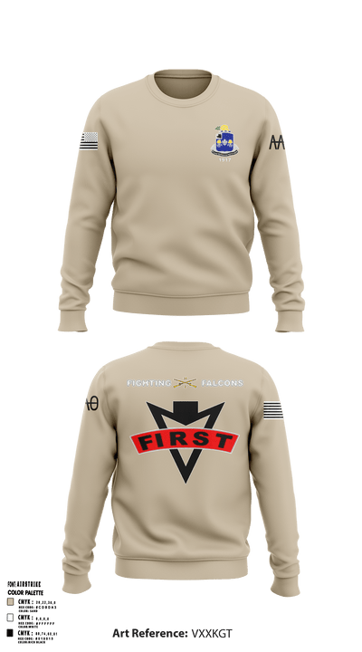 Fighting Falcons 2-39 IN 61217991 Crew Neck Sweatshirt - 6