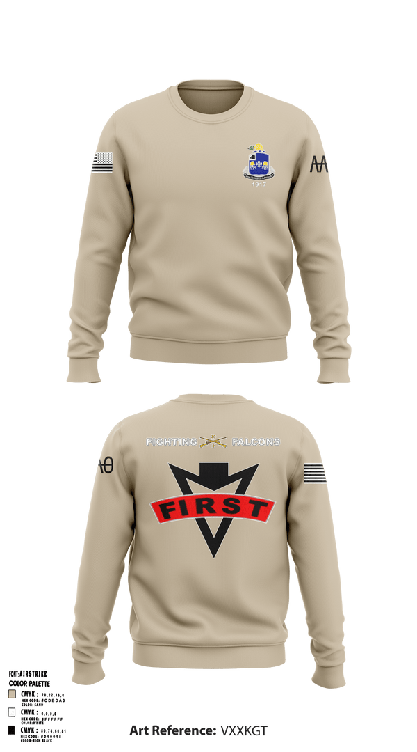 Crew Neck Sweatshirt, , Army, Teamtime, Team time, sublimation, custom sports apparel, team uniforms, spirit wear, spiritwear, sports uniforms, custom shirts, team store, custom team store, fundraiser sports, apparel fundraiser