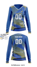 Caroline Middle School Volleyball 58375852 Long Sleeve Performance Shirt - 1